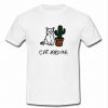 cat and me cactus tshirt