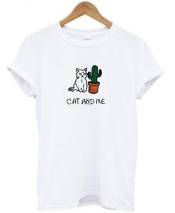 cat and me t shirt