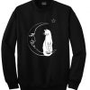 cat and moon sweatshirt