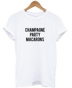 champagne party macarons t shirt