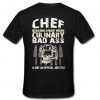 chef t shirt backchef t shirt back