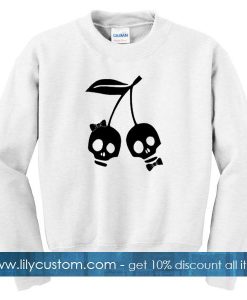 cherry skull sweatshirt