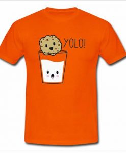 cookies and milk yolo t shirt