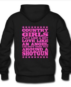 country girls hoodie back