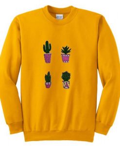 cute cactus sweatshirt