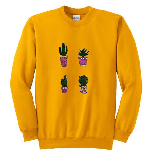 cute cactus sweatshirt
