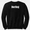 darling sweatshirt back