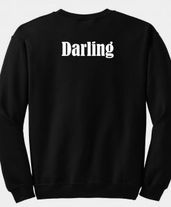 darling sweatshirt back