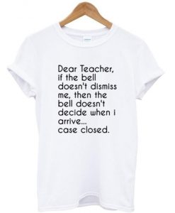 dear teacher t shirt