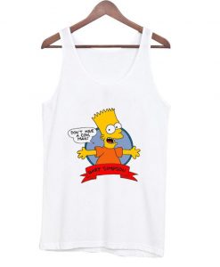 don't have a cow man bart simpson tanktop