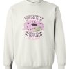 donut worry be happy sweatshirt