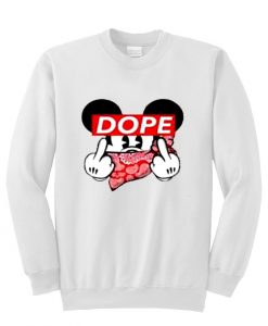 dope mickey sweatshirt