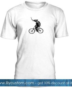 elephant bicycle tshirt