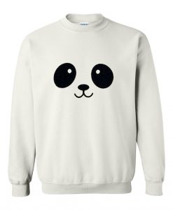 face panda sweatshirt