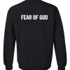 fear of god sweatshirt back