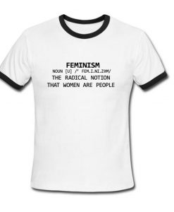 feminism ringer t shirt