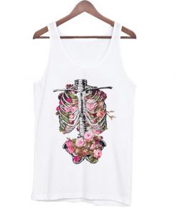 floral ribcage tanktop