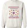 friends don't lie sweatshirt