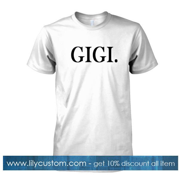 gigi font tshirt