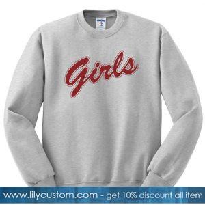 girls font sweatshirt
