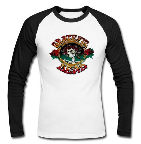 grateful dead skeleton and roses Raglan Shirt