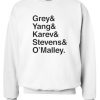 grey & yang sweatshirt