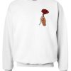 hand rose sweatshirt