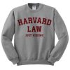 harvard law sweatshirt