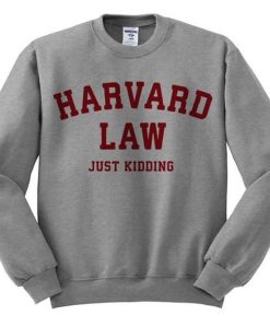 harvard law sweatshirt