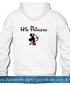 his princess hoodie back