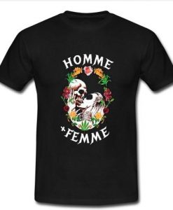 homme femme t shirt