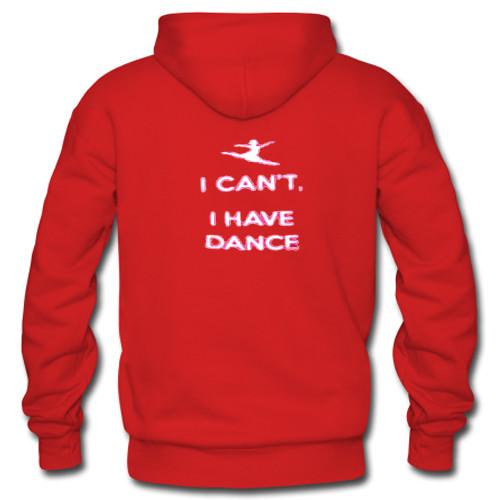i can't i have dance hoodie back