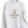 i get so emojinal baby sweatshirt