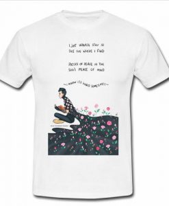 i just wanna stay in the sun where i find t shirt