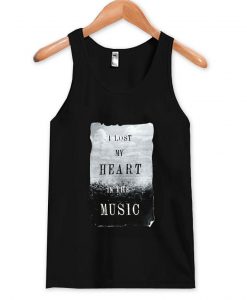 i lost my heart in the music tanktop