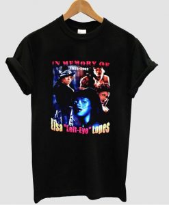 in memory of lisa left-eye lopes t shirt