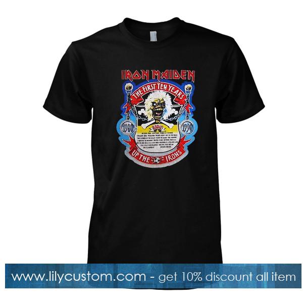 iron maiden the first ten years tshirt