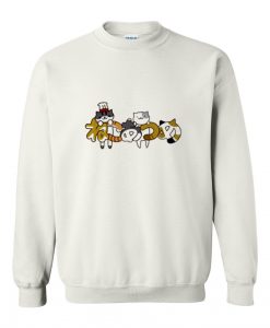 japanese cat anime 3 sweatshirt