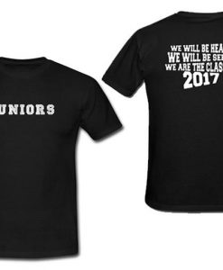 junior t shirt two side