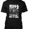 kiss rock tshirt