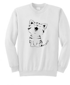 kitten sweatshirt
