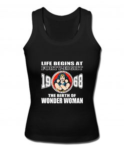 life begin at forty eight tanktop