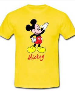 looking mickey mouse t shirt