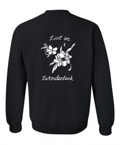 lost in wonderland sweatshirt back