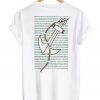 made me one day look throught it Blackout Poetry Back T shirt  SU