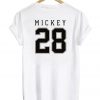 mickey 28 t shirt back