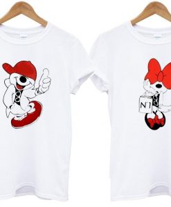 mickey and minnie mouse Couple Tshirt