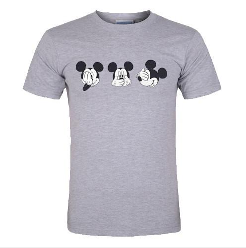 mickey mouse expression t shirt