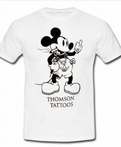 mickey mouse thomson tattos t shirt