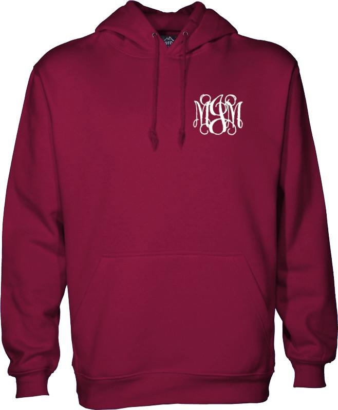 monogrammed hoodie